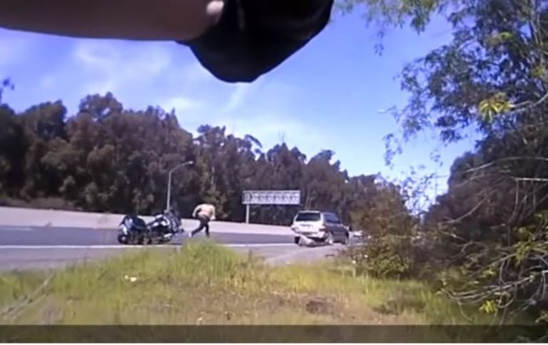 Impactante video: conductor desató balacera cuando le ordenaron detenerse y fue abatido