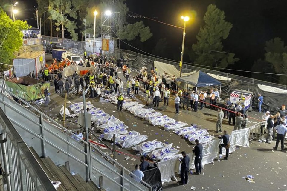 Estampida en celebración religiosa en Israel causa al menos 44 muertos (VIDEOS)