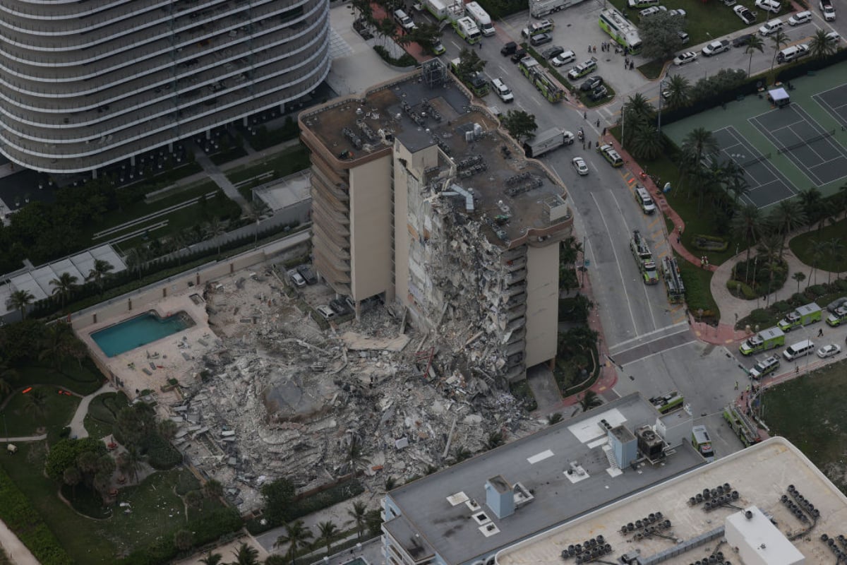 Se incrementa la cifra de desaparecidos en el colapso del edificio de Miami