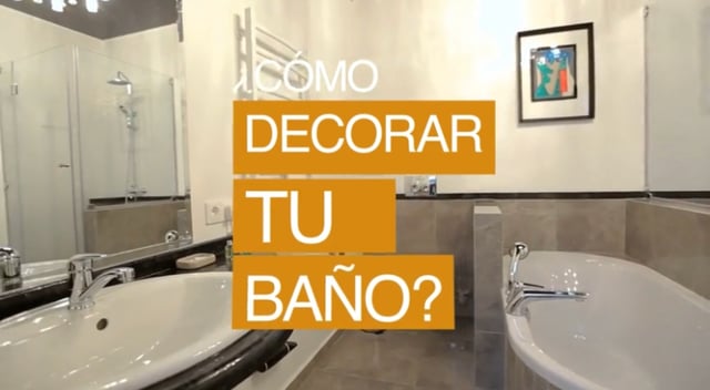 ¿Cómo decorar tu baño? (Video)