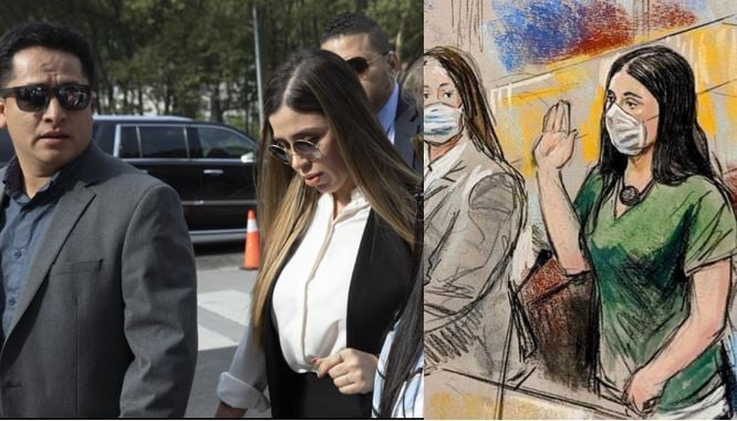 Emma Coronel dijo «culpable» en español tres veces y de ahí vinieron sollozos