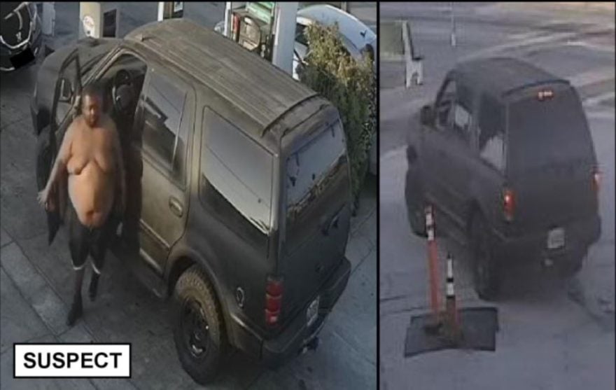 Capturan a hombre de 136 kilos que le dio golpiza a hispana en gasolinera (Video)
