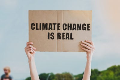 climate change, sign, environment