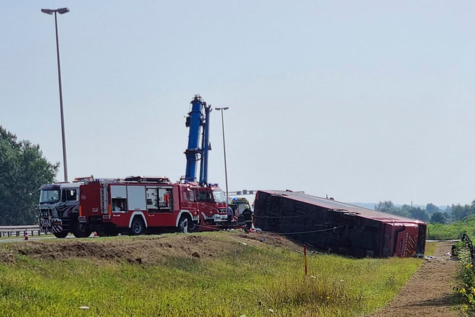 Accidente de autobús deja 10 muertos y 44 heridos en Croacia
