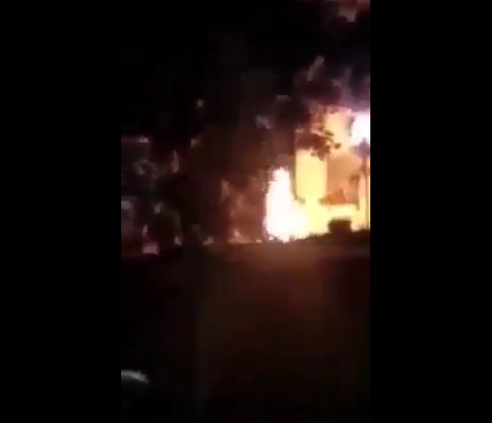unfaithful woman doused gasoline: She was rescued