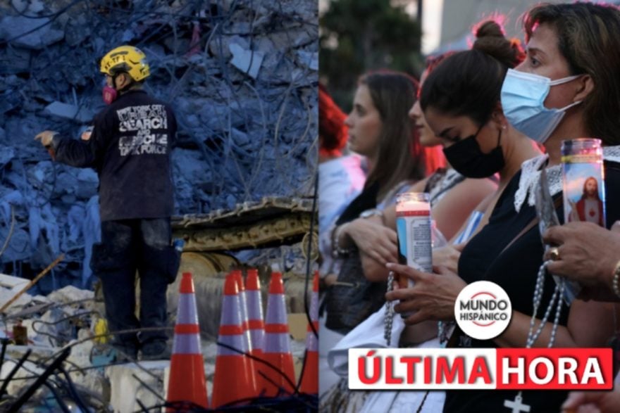 Rescatan a gato sobreviviente del edificio derrumbado en Miami (FOTO)
