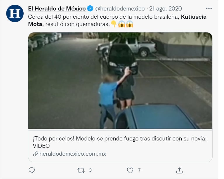 A similar case occurred in Brazil last year