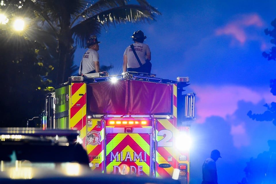 Nuevo derrumbe en Miami: Evacuan edificio de apartamentos por colapso parcial del techo
