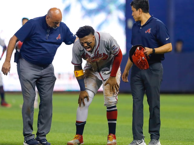 Adiós Acuña, el venezolano estará fuera el resto de la temporada