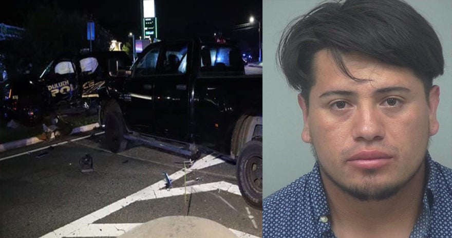 Crónica: Conductor hispano casi acaba con la vida de un policía