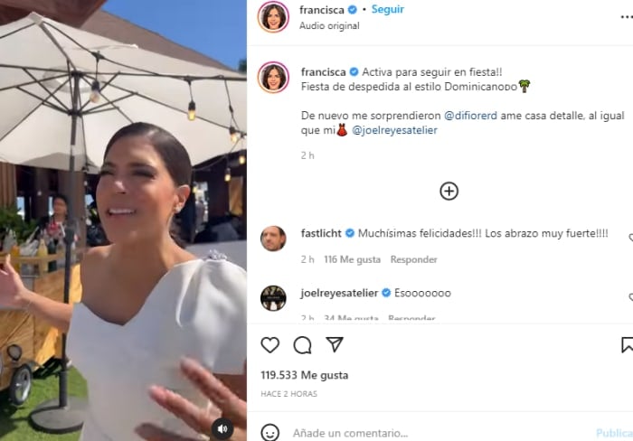 Francisca Lachapel boasts a party: She ran out of coconut for being late!