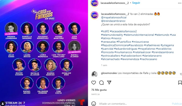 Viewers excited by Eduardo's departure