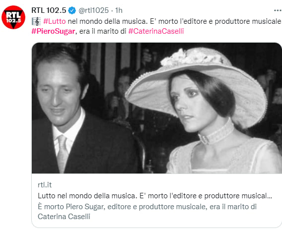 Lamentan mucho la muerte de Piero Sugar