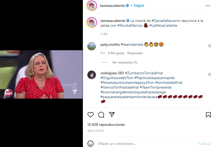 Mamá de Daniela saca las garras por su hija