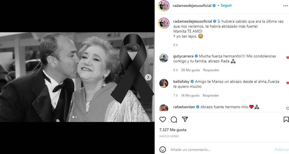 Su hijo rompe el silencio tras su muerte