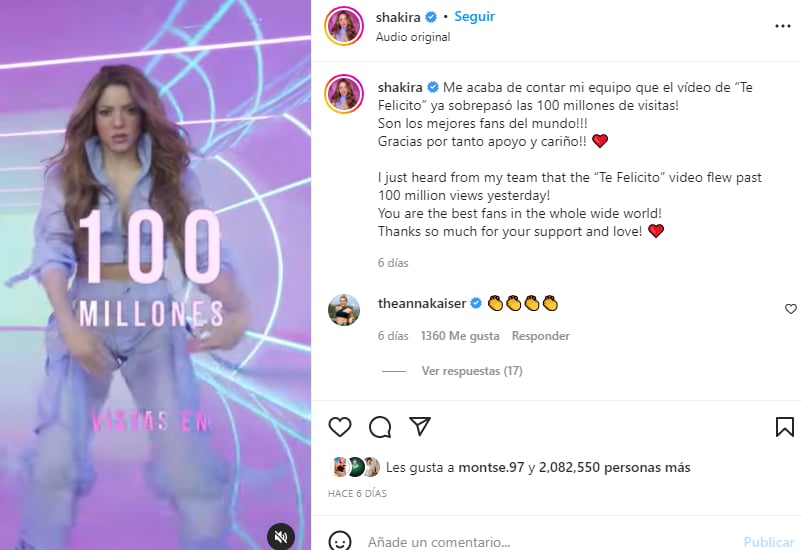Shakira reaparece manda mensaje: ¿Que hizo desde que se separó?