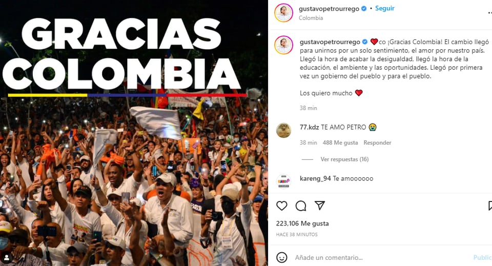 ¿Quién es el nuevo presidente electo de Colombia?