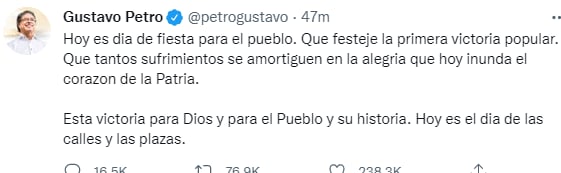 Se adentra a ser un gran político