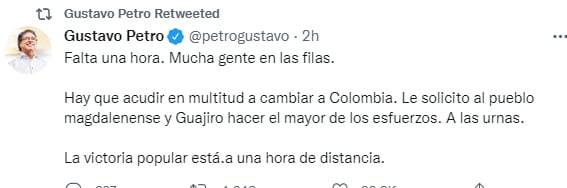 Presidente Electo de Colombia