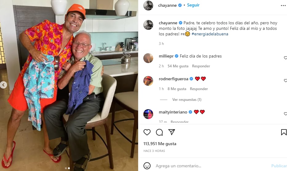 ¿La esposa de Chayanne se pone celosa?