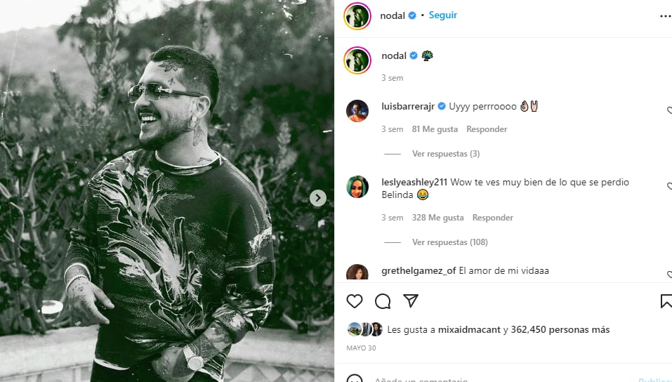 Christian Nodal es atacado: Lleva a muchas mujeres en su gira