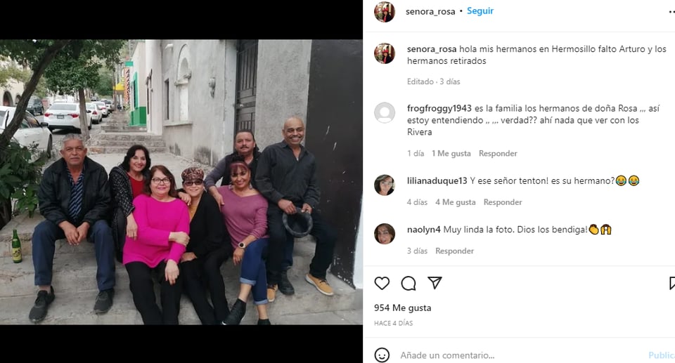 ¡Habla de sus hijos y nietos!