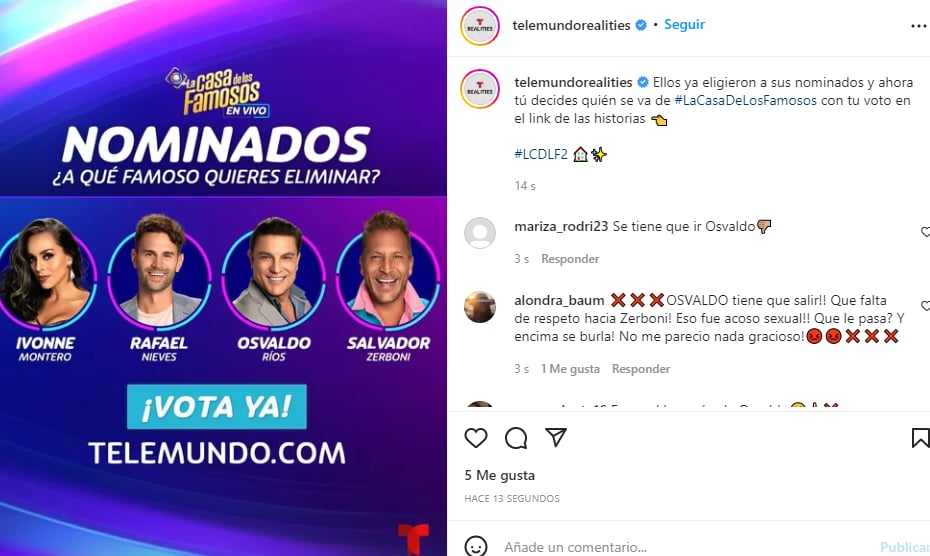 séptimos nominados Casa Famosos: Conoce a los nominados
