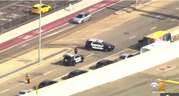 What happened at the Los Angeles airport?