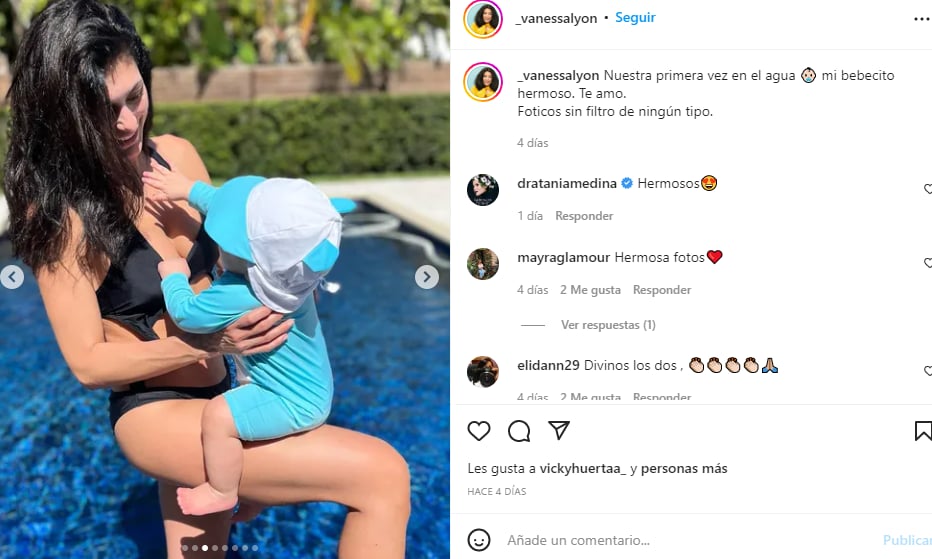 Pareja de Carlitos Calderon: Vanessa aparece sola con su bebé