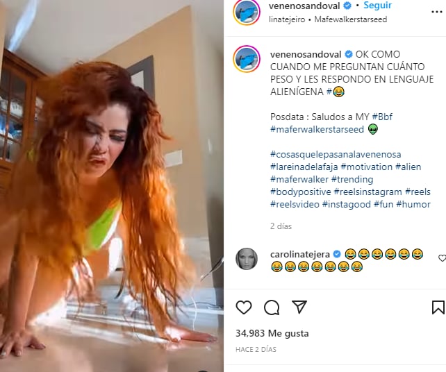 veneno sandoval hace él ridículo: "Demasiado ridícula"