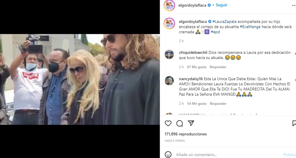 Las actrices pierden a su abuela