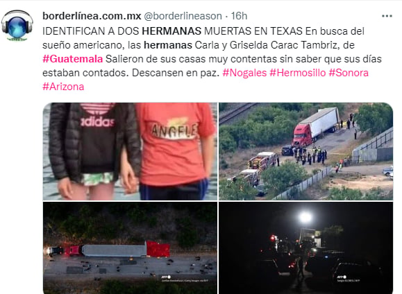 Hermanas guatemaltecas indocumentados: Las hermanas guatemaltecas eran menores de edad