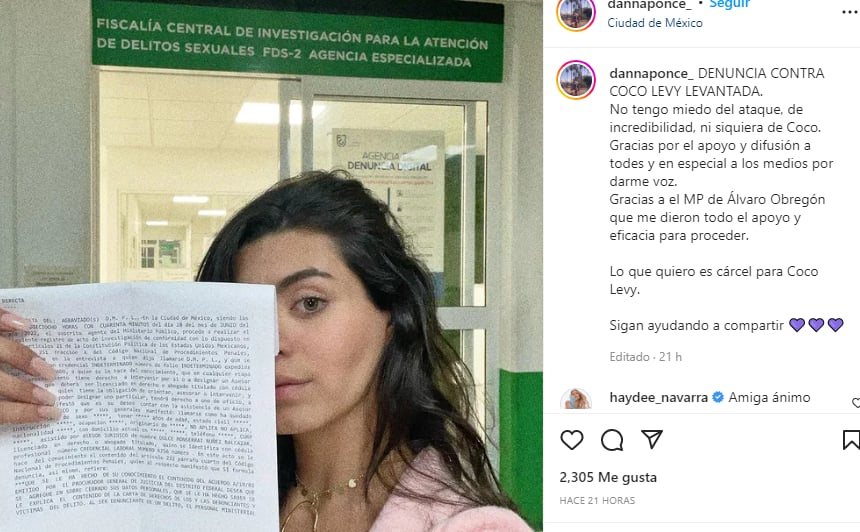 ¿Qué dijeron de Coco Levy?