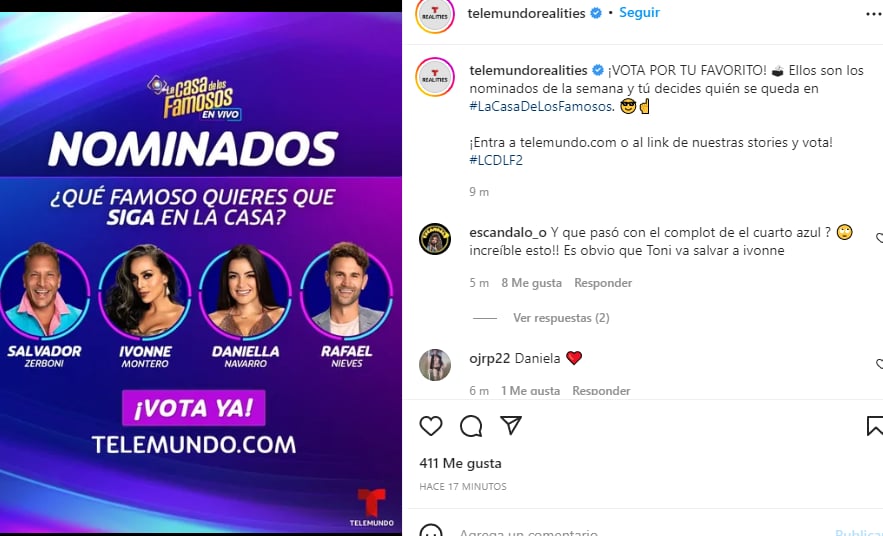 Octavos nominados casa famosos: Pronto dirán adiós