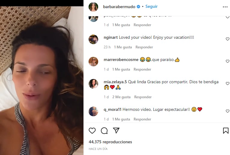 Bárbara Bermudo impacta : ¡Disfruta de las Bahamas!
