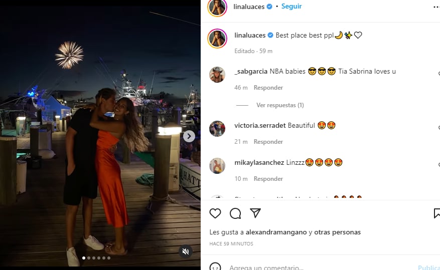 Lina Luaces presenta a su pareja: ¿Lina presenta a su novio?
