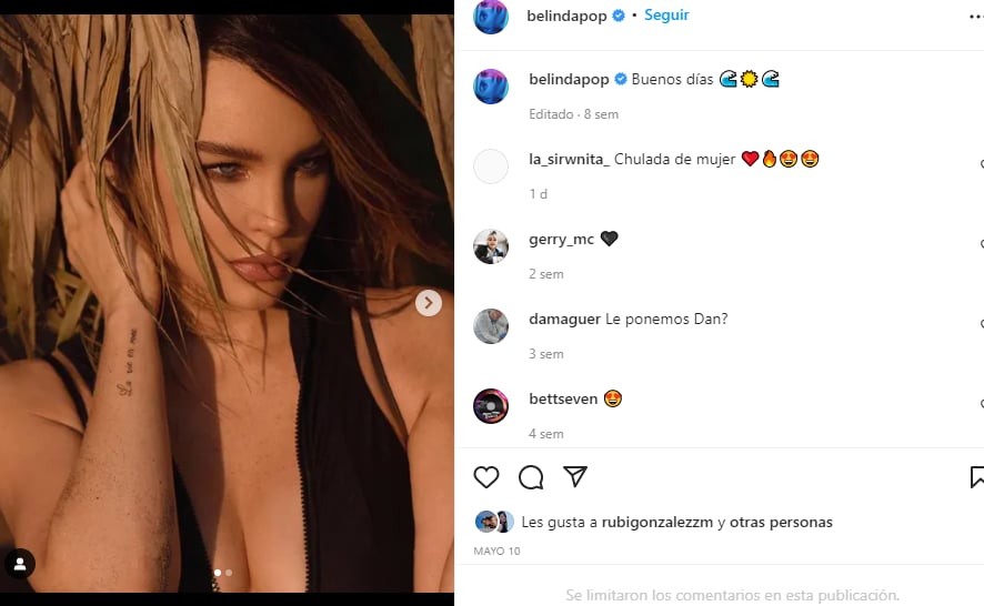 ¿Qué fue lo que dijo Belinda?
