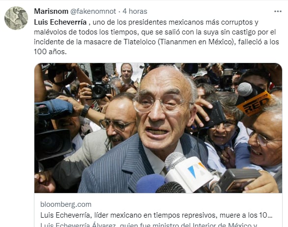 La llegada al poder de Luis Echeverría