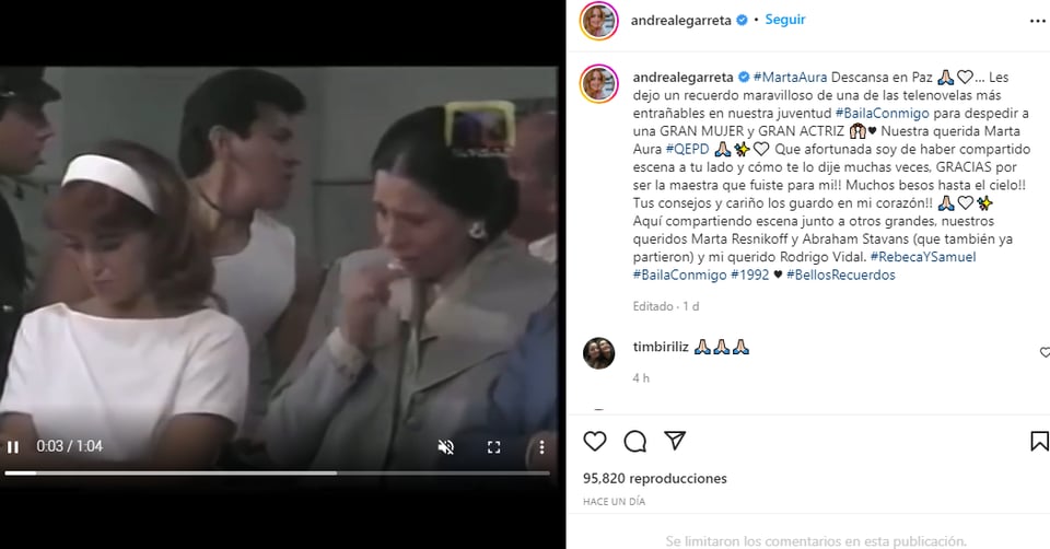 El fallecimiento de Marta Aura