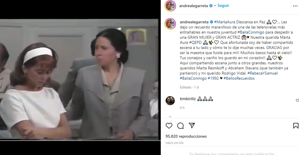 Andrea Legarreta de luto: Seguidores de Andrea le mandan mensajes