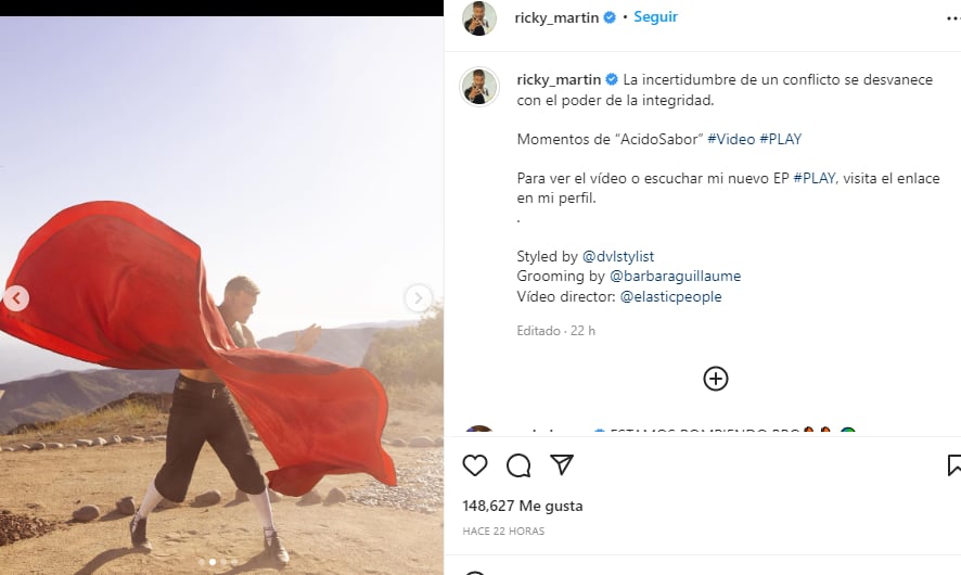Ricky Martin reappears: Fans support him in this situation