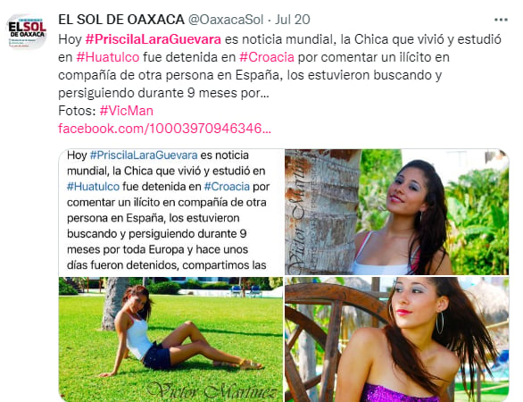 Miss mexicana robo restaurante: Cometió delitos en otros países