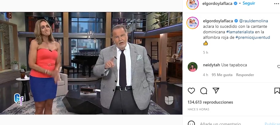 El conductor se defiende en su programa