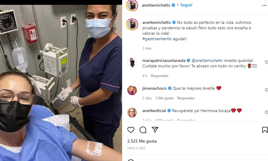 Manda mensaje desde el hospital