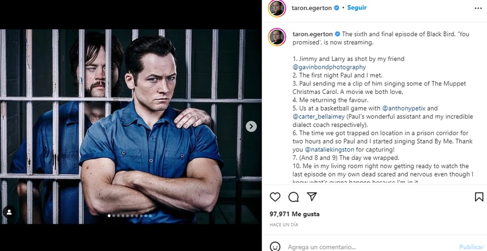 ¿Qué pasa con Taron Egerton?