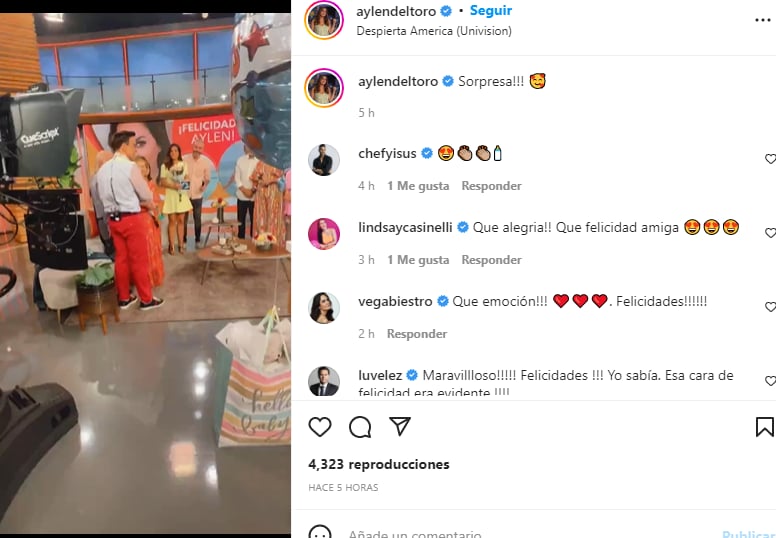 Conductora Despierta América Embarazada: Felicitan a su compañera