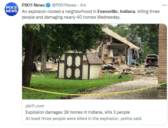 Explosión Indiana muertos: ¿Qué ocasionó la explosión?