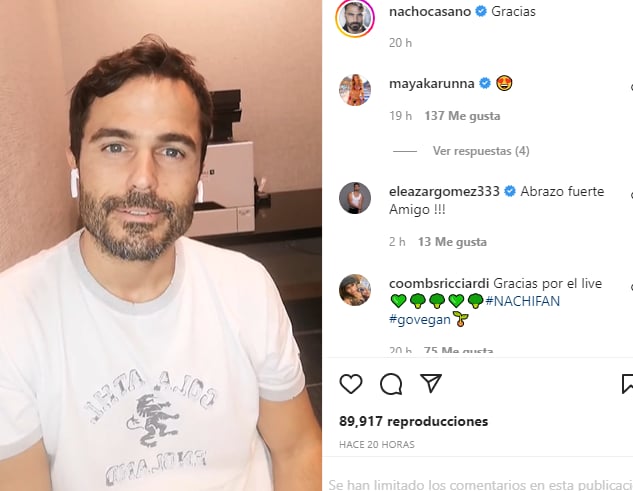 Nacho Casano se acostó :Quiere que la gente lo insulte en su cara