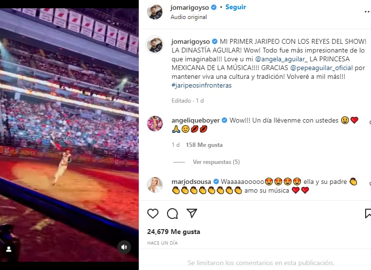 Ángela Aguilar revela secreto: Jomari sorprendido por los Aguilar