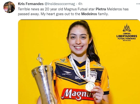 Muere jugadora de fútbol: Pasó lo mejor de sus años en un gran equipo